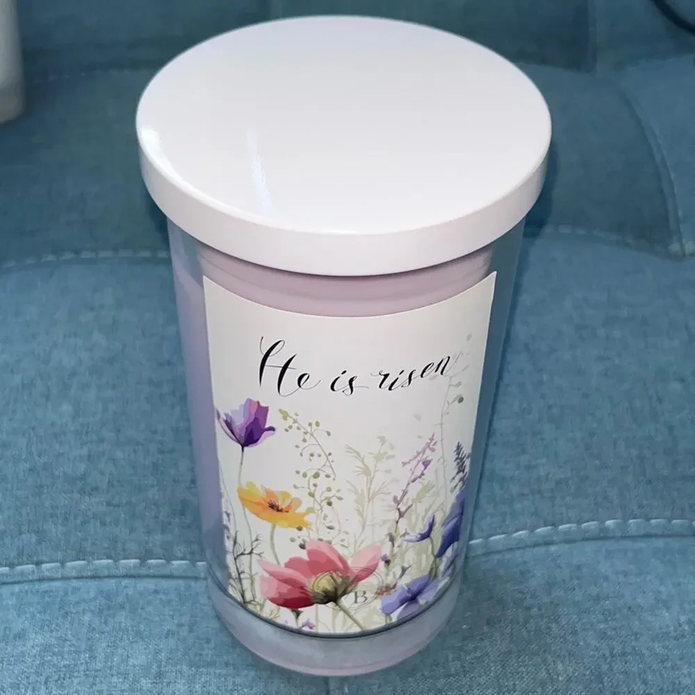 NEW! Western Brook Fig Flower Candle 11.5oz “He is Risen”